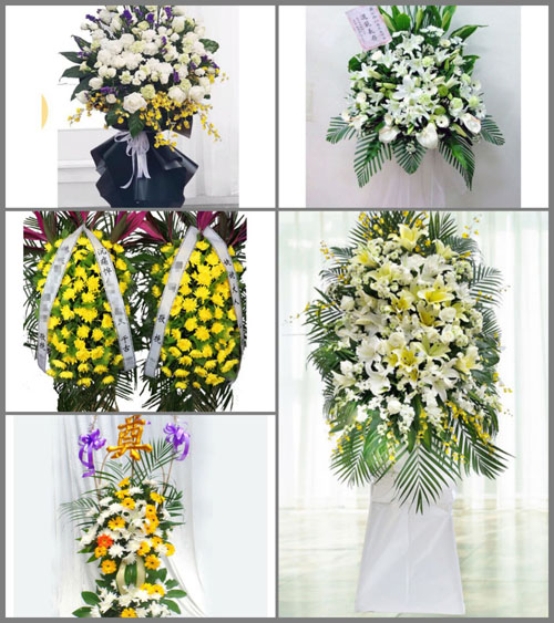 福建泉州德化县白事花篮预定